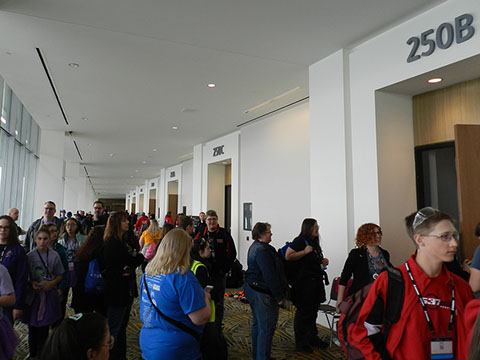 the class rooms where the conferences are held